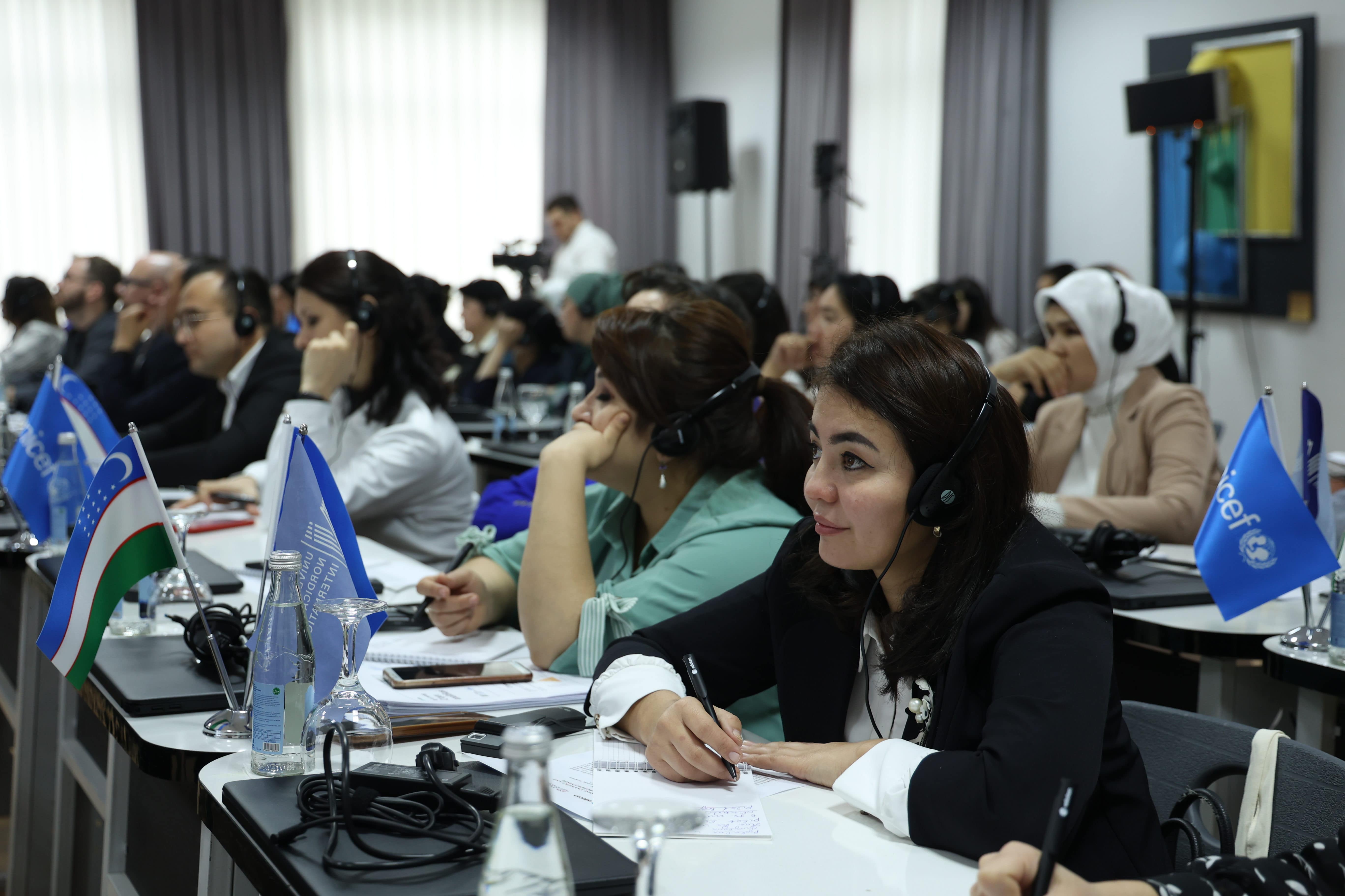 Training participants in Tashkent, Uzbekistan.
